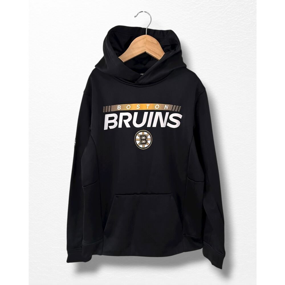 Boston Bruins Fanatics Youth Authentic Pro Pullover Hoodie, Size 10/12